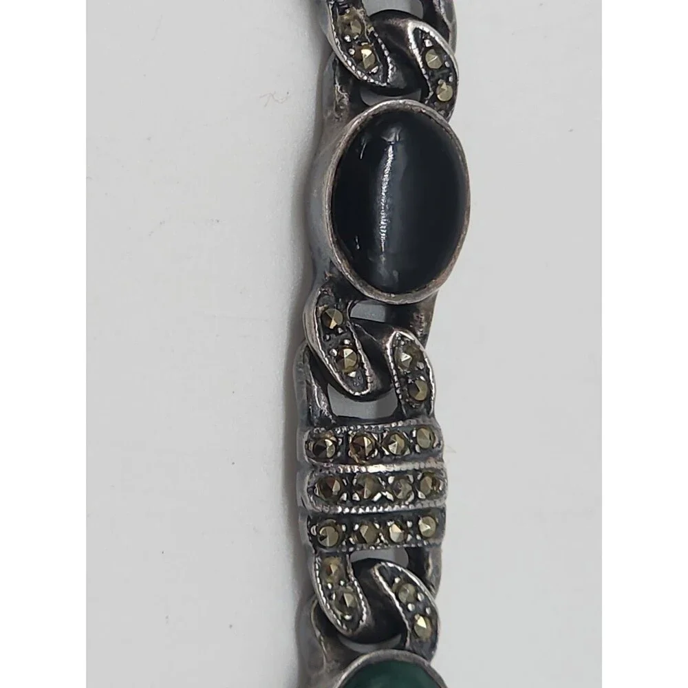 Sterling Silver Marcasite 7
